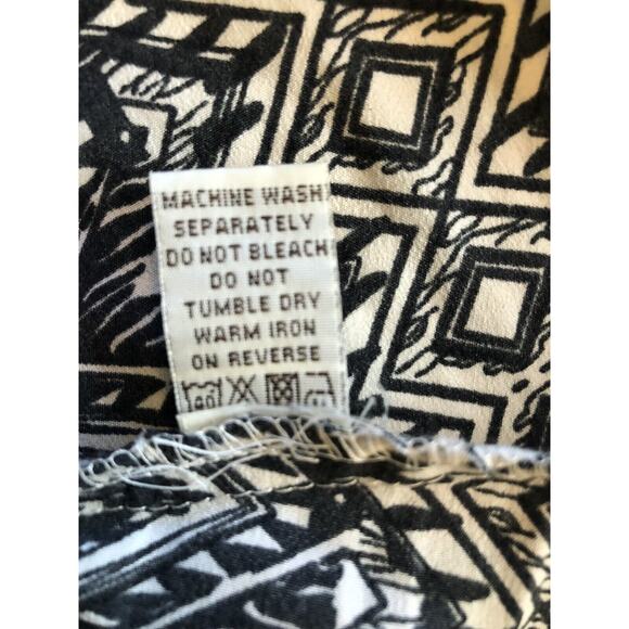 MAGIC Boho Maxi Skirt Sz M –Flowy Festival Vibes, Elastic Waist, Patchwork Print - Picture 8 of 9